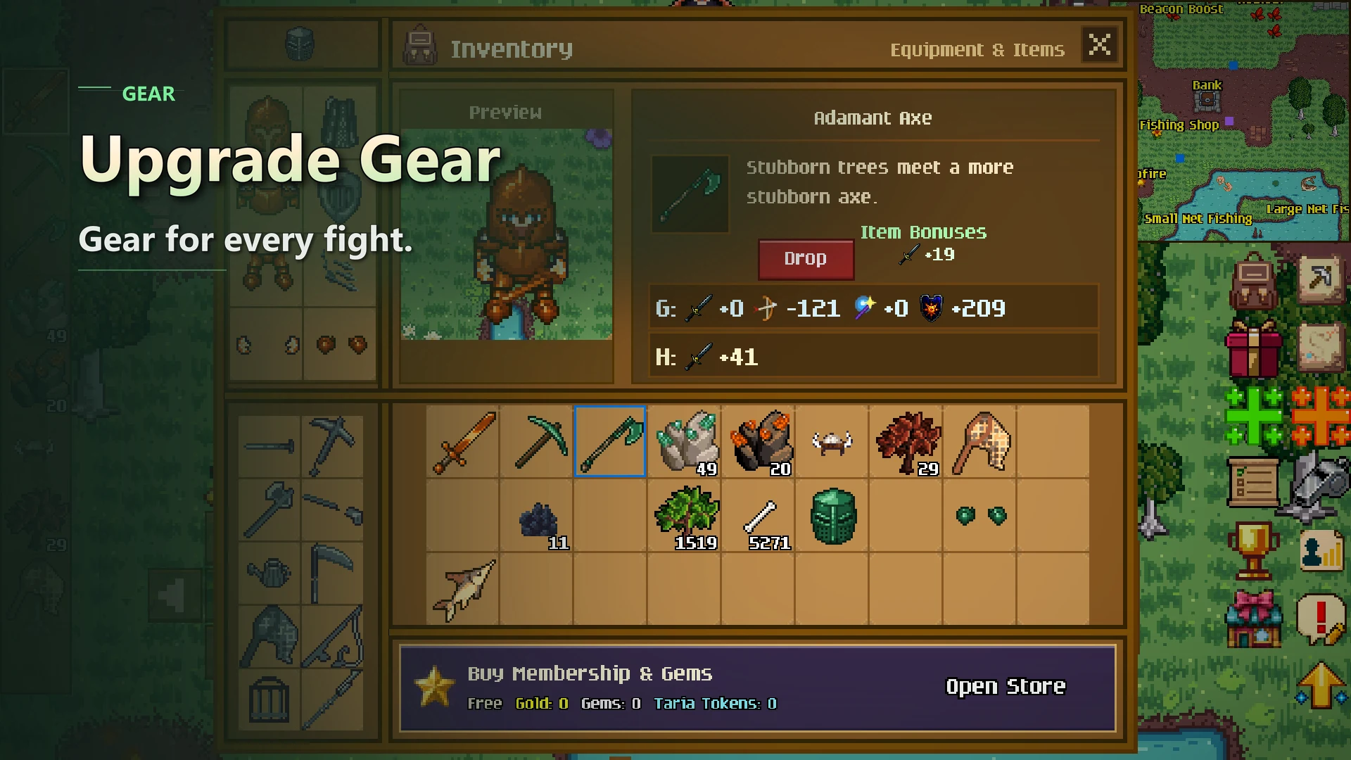 Legends of Taria: 2D MMORPG screenshot