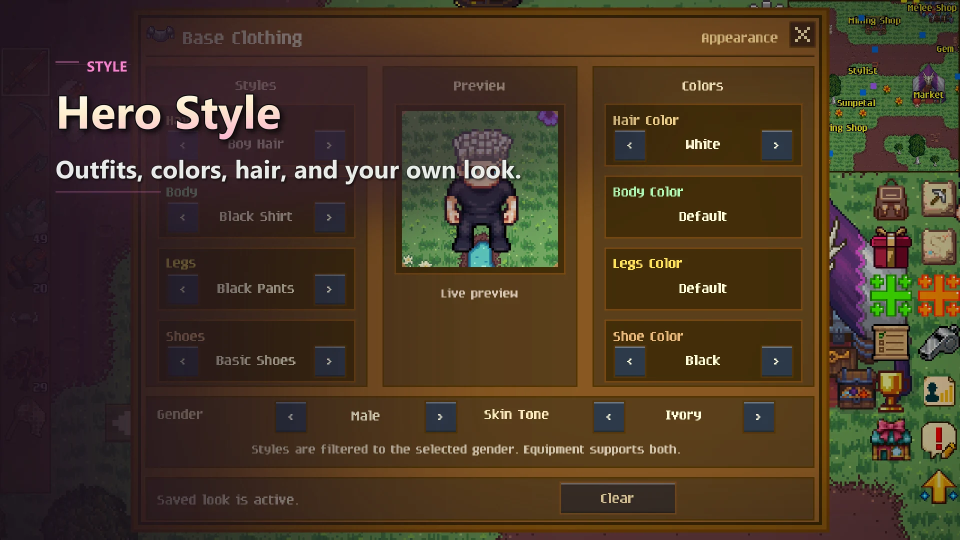 Legends of Taria: 2D MMORPG screenshot