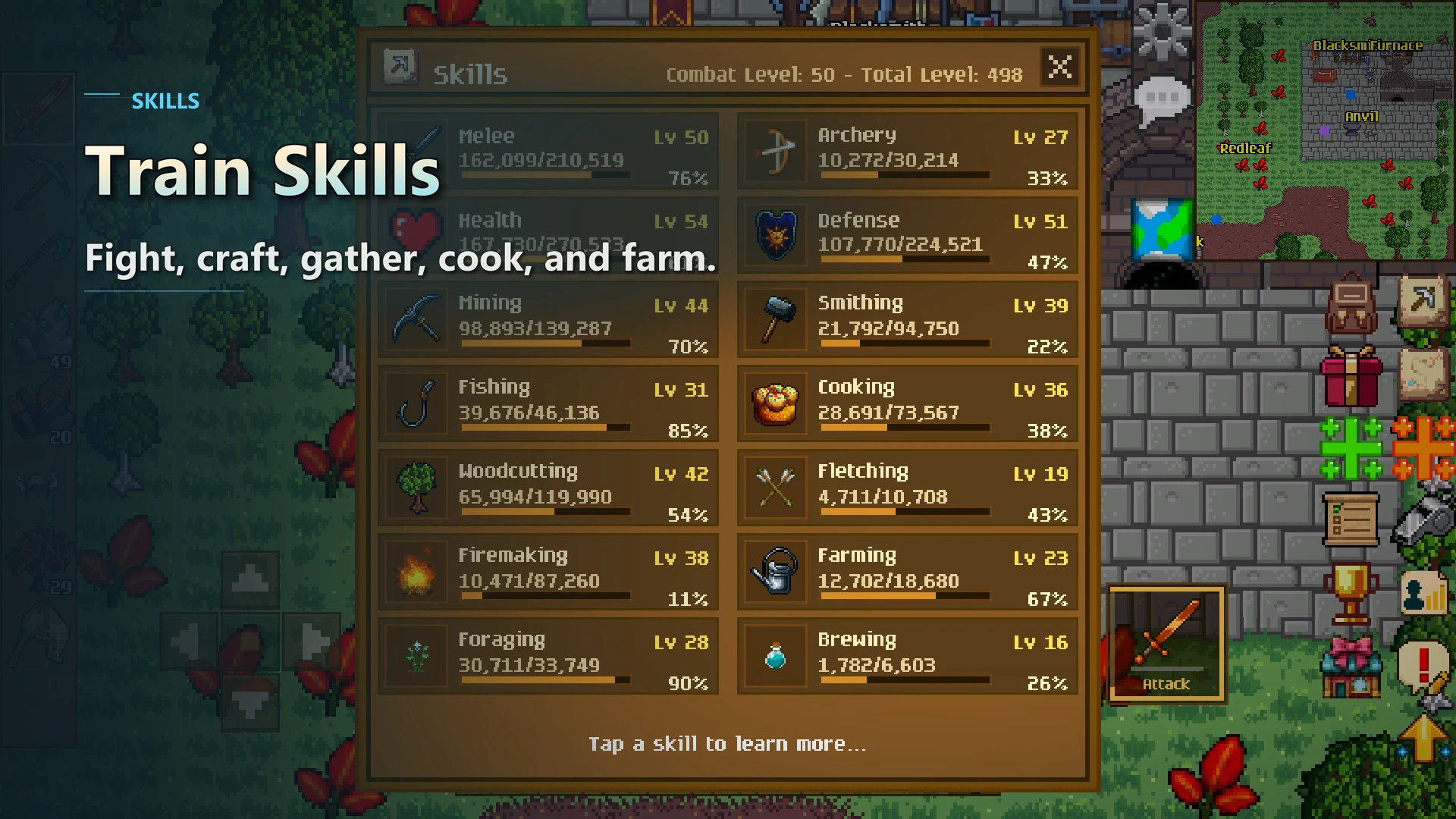 Legends of Taria: 2D MMORPG screenshot